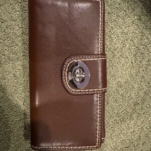 Coach Brown Leather Wallet